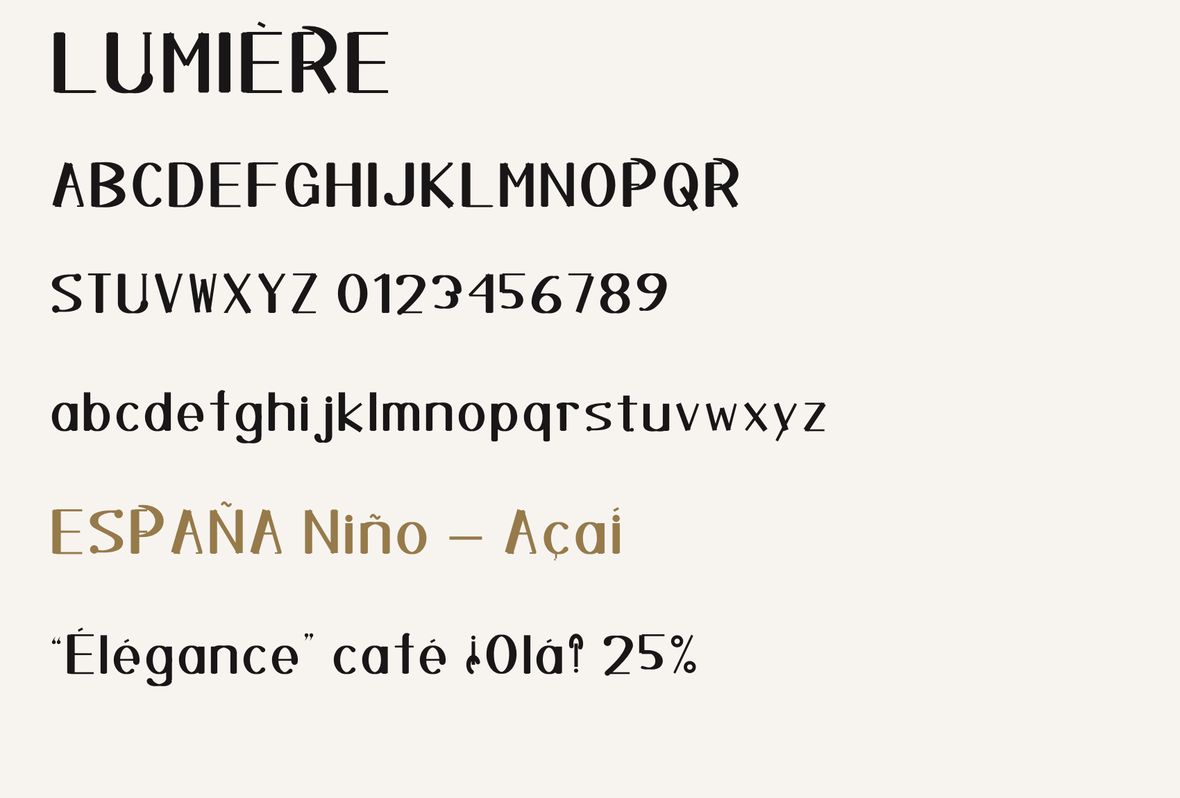 Lumière Display: High-Contrast Fashion Serif